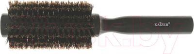 Расческа Kaizer Круглая с натуральной щетиной 802037  (деревянная)