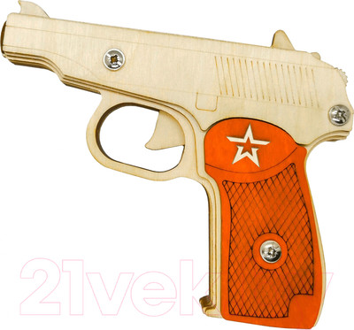 Пистолет игрушечный Армия России Резинкострел Пистолет / AR-P007