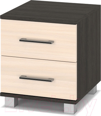 Прикроватная тумба Modern Аманда А21 (венге/дуб молочный)