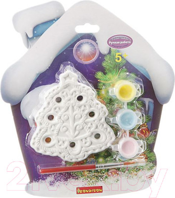 Набор для творчества Bondibon Елочные украшения. Елочка / ВВ1656