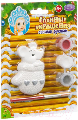 Набор для творчества Bondibon Елочные украшения. Снеговичок / ВВ1689