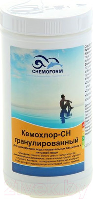Средство для бассейна дезинфицирующее Chemoform Кемохлор СН гранулированное (1кг)