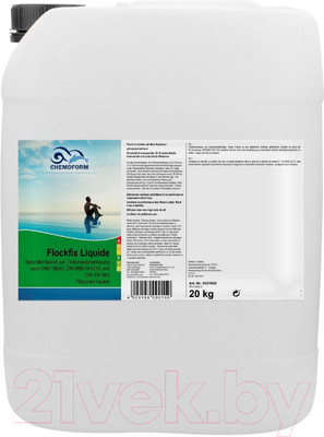 Коагулянт для бассейна Chemoform Флокфикс жидкий (20кг)