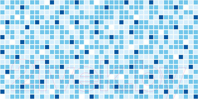 Панель ПВХ Grace Мозаика Синяя (955x480x3.5мм)