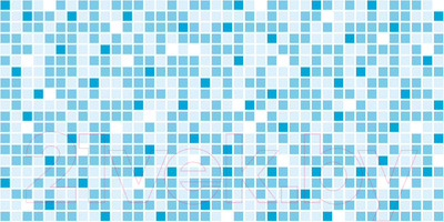 Панель ПВХ Grace Мозаика Голубая (955x480x3.5мм)