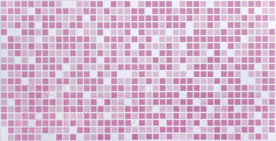 Панель ПВХ Grace Мозаика Розовая (955x480x3.5мм)