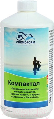 Средство для очистки бассейна Chemoform Компактал (1л)