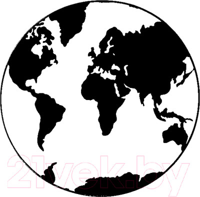 Декор настенный Arthata Земной шар 60x60-B / 060-1 (черный)