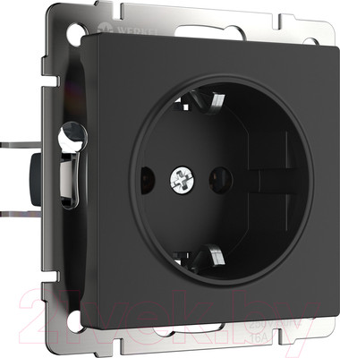 Розетка Werkel W1171008 / a051600 (черный матовый)