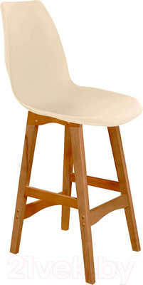 Стул барный Sheffilton SHT-ST29/S65-1 (бежевый/светлый орех)