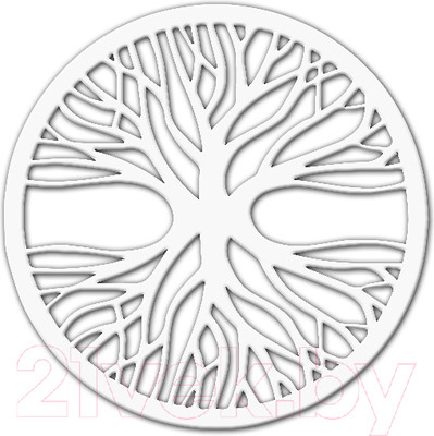 Декор настенный Arthata Энергетическое дерево 50x50-V / 066-1 (белый)