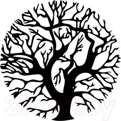 Декор настенный Arthata Сфера 35x35-B / 067-1 (черный)