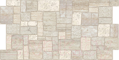 Панель ПВХ Grace Камень Ракушечник светлый (980x498x3.5мм)