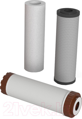 Комплект картриджей для фильтра Аквабрайт Обезжелезивание К-3