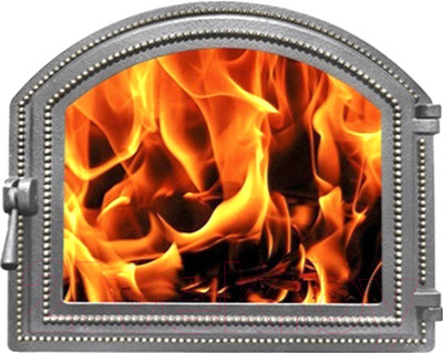 Дверца каминная Везувий 217 (бронза)