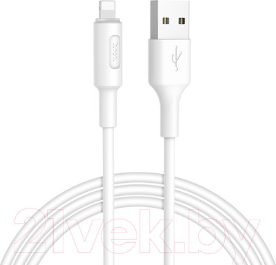 Кабель Hoco X25 USB Lightning (1м, белый)