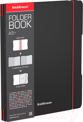 Тетрадь Erich Krause FolderBook Accent / 51435 (красный)