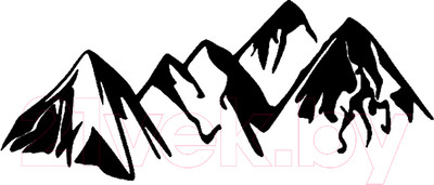 Декор настенный Arthata Ловина 25x50-B / 071-1 (черный)