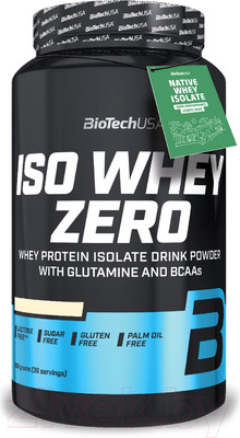 Протеин BioTechUSA Iso Whey Zero / I00001264 (908г, ваниль)