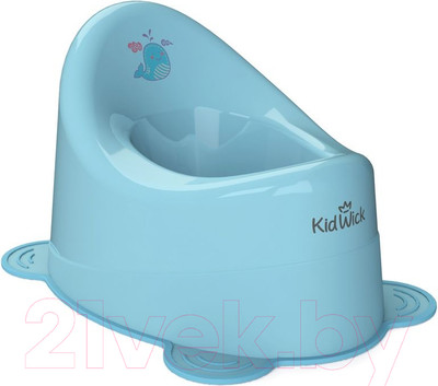 Детский горшок Kidwick Улитка / KW040201 (голубой/темно-голубой)