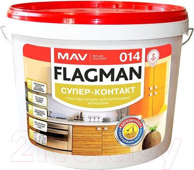 Грунтовка MAV Flagman ВД-АК-014 (11л, белый)