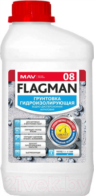 Грунтовка MAV Flagman ВД-АК-08 (1л, бесцветный)