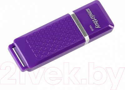 USB flash накопитель SmartBuy Quartz Series Violet 16GB (SB16GBQZ-V)