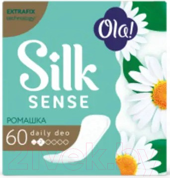 Прокладки ежедневные Ola! Daily Deo Silk Sense Ромашка (60шт)