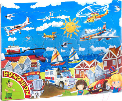 Пазл Bondibon Спецтранспорт / ВВ4668