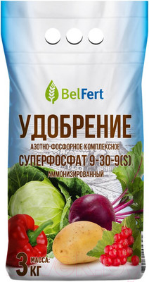 Удобрение BelFert Суперфосфат 9-30 (3кг)