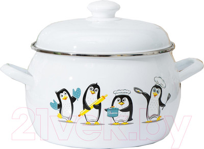 Кастрюля ЭСТЕТ Пингвины / ЭТ-72320
