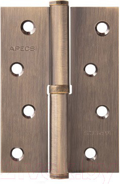 Петля дверная Apecs 100x70-B-Steel-AB-L (бронза)