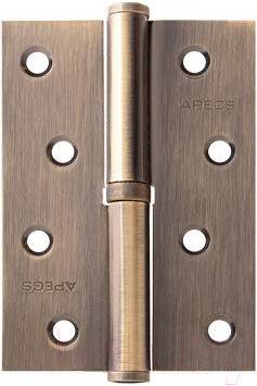 Петля дверная Apecs 100x70-B-Steel-AB-R (бронза)