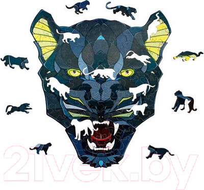 Пазл EWA Пантера (M, деревянная упаковка)