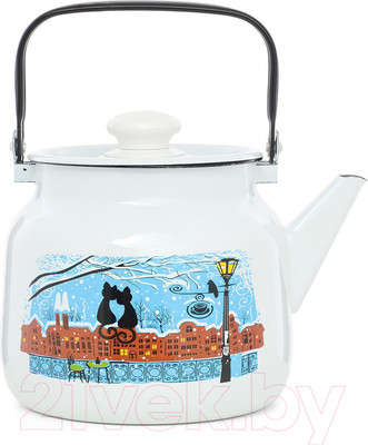Чайник ЭСТЕТ Коты на крыше / ЭТ-72830