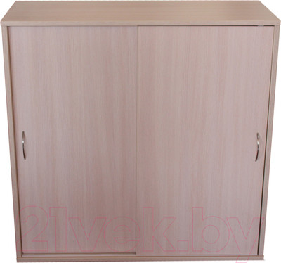 Тумба в прихожую Компас-мебель КС-012-02 (дуб молочный)