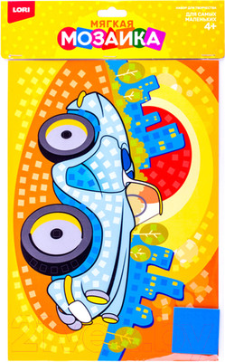 Набор для творчества Lori Мягкая мозаика. Машинка / Кэ-009