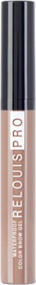 Гель для бровей Relouis Pro Waterproof Color Brow Gel оттеночный тон 02 (Tаupe)