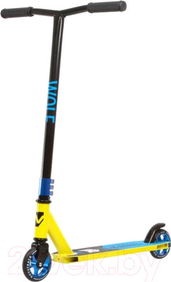Самокат трюковый Novatrack Wolf EL 110A.WOLF.BLM21