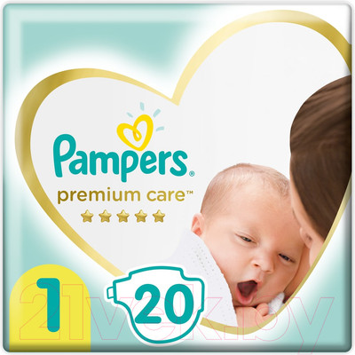 Подгузники детские Pampers Premium Care 1 Newborn (20шт)