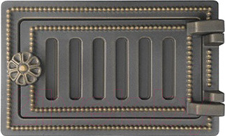 Дверца печная Везувий Поддувальная ДП-2 (бронза)