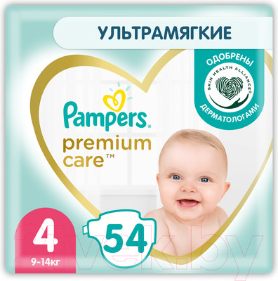 Подгузники детские Pampers Premium Care 4 Maxi (54шт)
