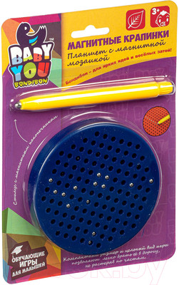 Развивающая игрушка Bondibon Мозаика в планшете. Магнитные крапинки / ВВ5124