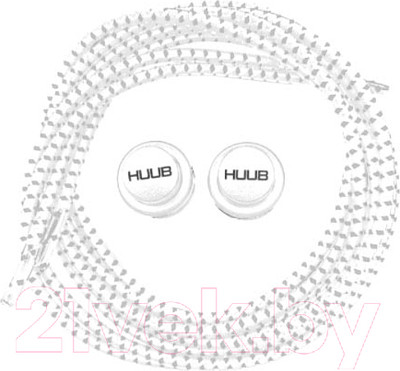 Шнурки для обуви Huub Elastic Lace Locks / A2-LACE W (белый)