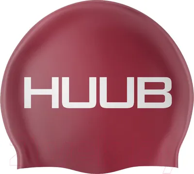 Шапочка для плавания Huub Silicone Swim Cap / A2-VGCAP/R (вишневый)