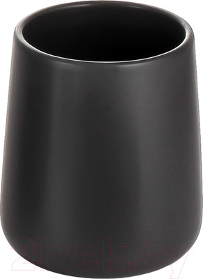 Стакан для зубной щетки и пасты Bisk Nero 08137