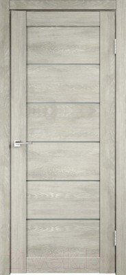 Дверь межкомнатная Velldoris Linea 1 60x200 (дуб шале седой/мателюкс)