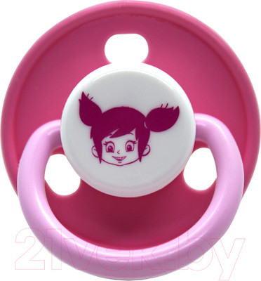 Пустышка Мама Тама Вера. Классическая Латексная / MT/015 (розовый)