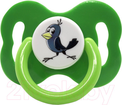 Пустышка Мама Тама Гаврюша. Анатомическая Силиконовая / MT/018 (зеленый)