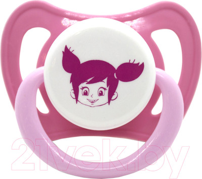 Пустышка Мама Тама Вера. Классическая Латексная / MT/023 (розовый)